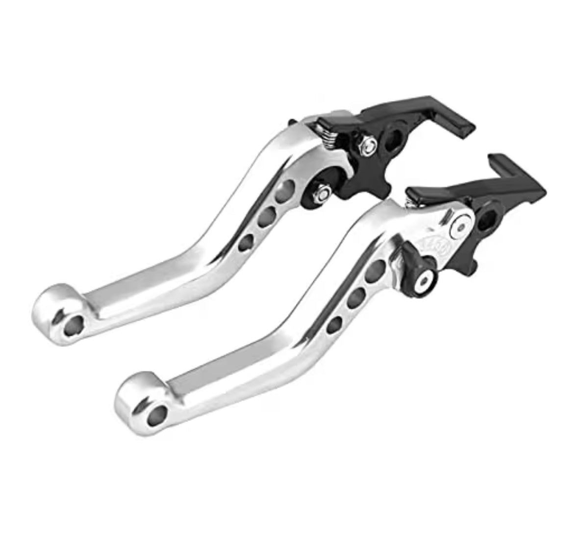 Silver black moto brakes for tuttio